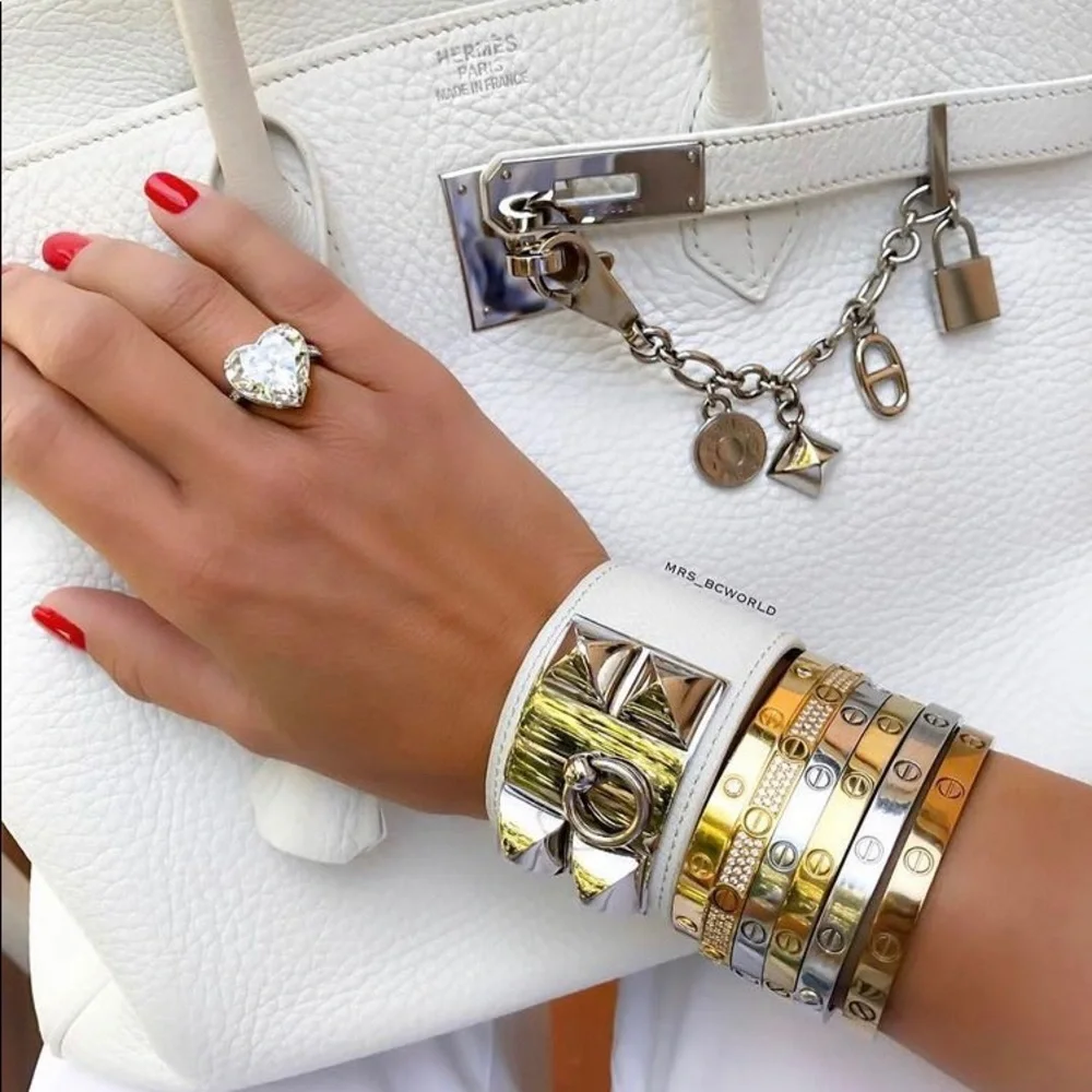 NEW Clip On Stainless Steel Screw Cuff Bangle Love Bracelet - Picture 3 of 4